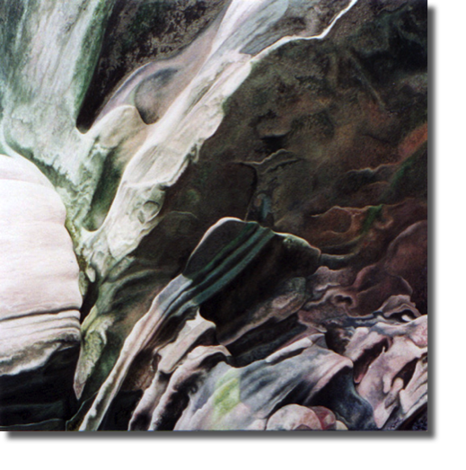 Rock Series 1 No.24 (2000)
105 x 105 cm
oil on canvas
(Sold) Rock Series 1 No.24 (2000)
105 x 105 cm
oil on canvas
(Sold)